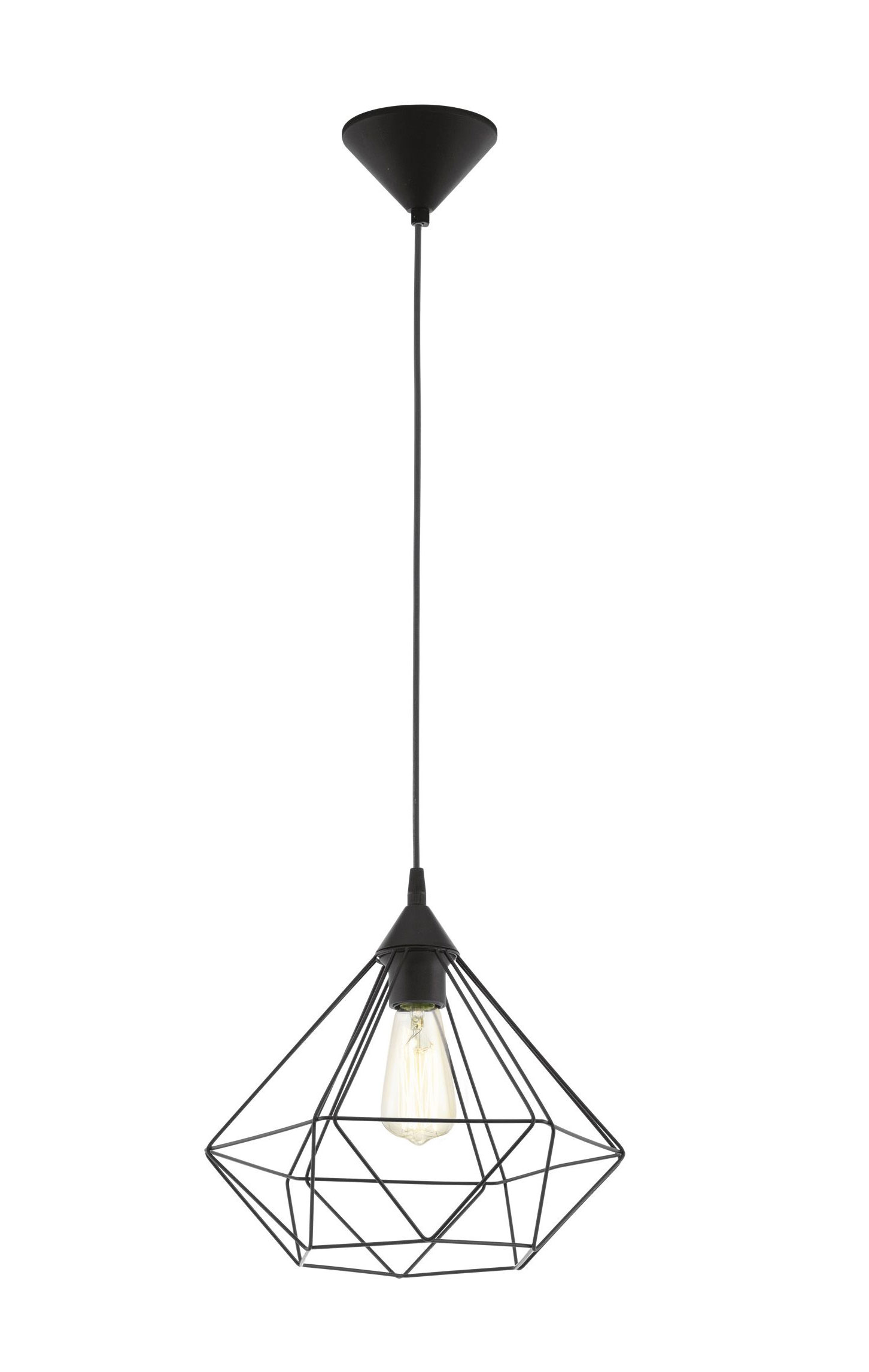 Colgante negro Tarbes 325mm