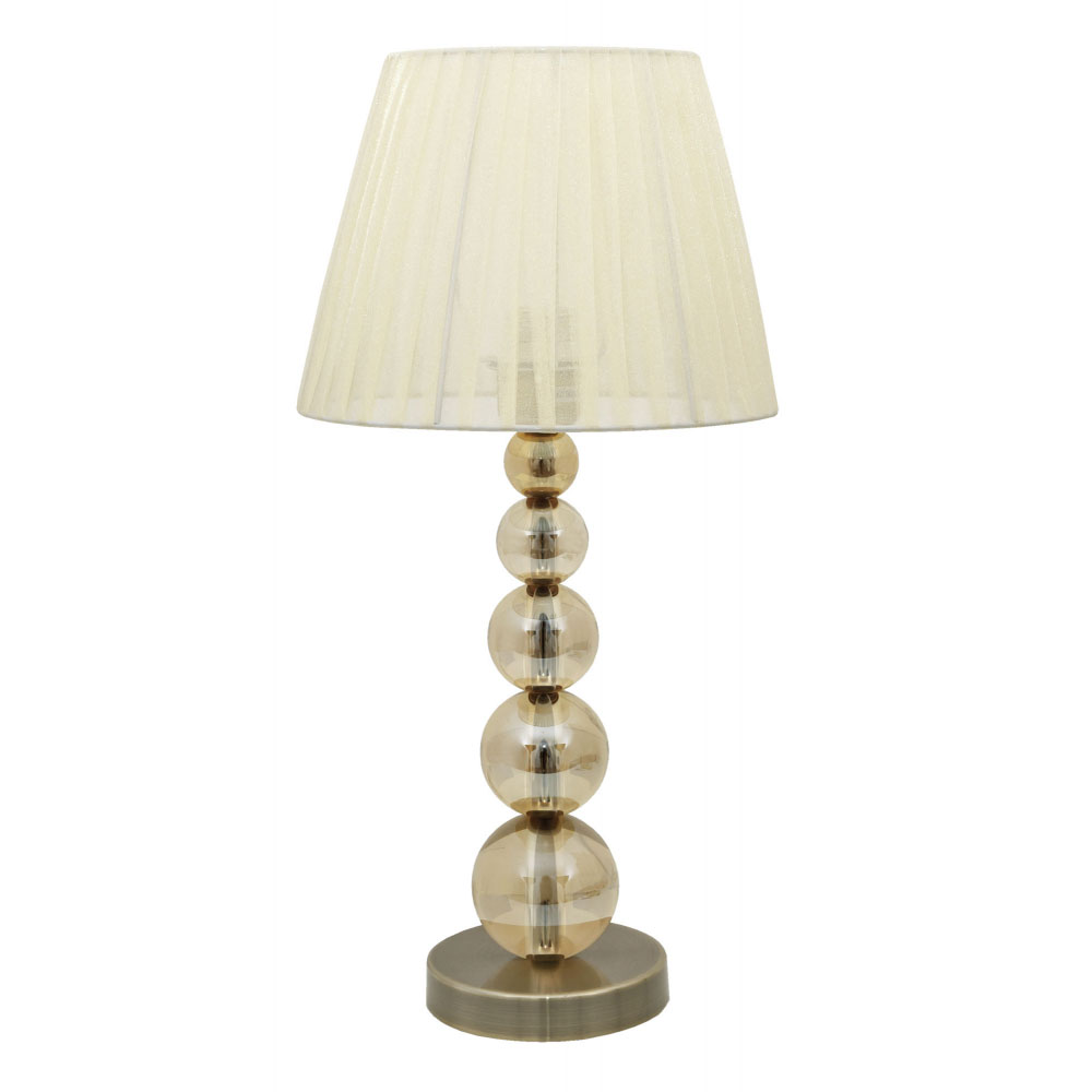 Lámpara mesa 1 luz pantalla esféra Rin Lámpara mesa 1 luz pantalla esféra Rin