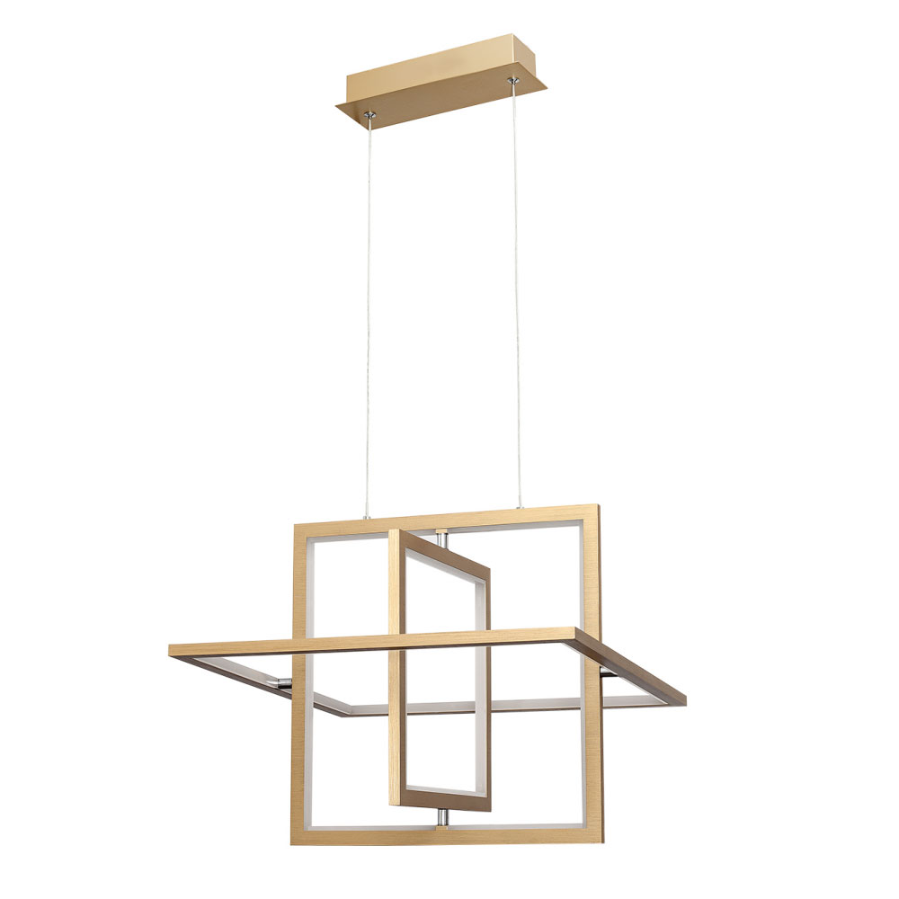 Lámpara led 50W cuadrada en suspensión 1 lado Lexie Lámpara led 50W cuadrada en suspensión 1 lado Lexie