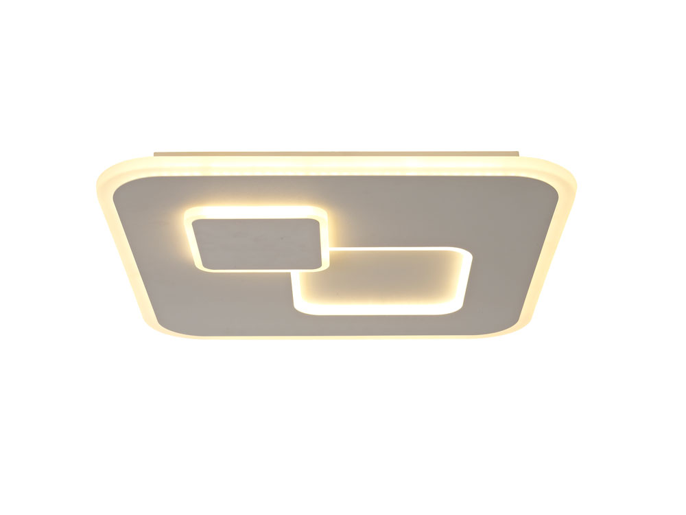 Plafón led cuadrado regulable Quad