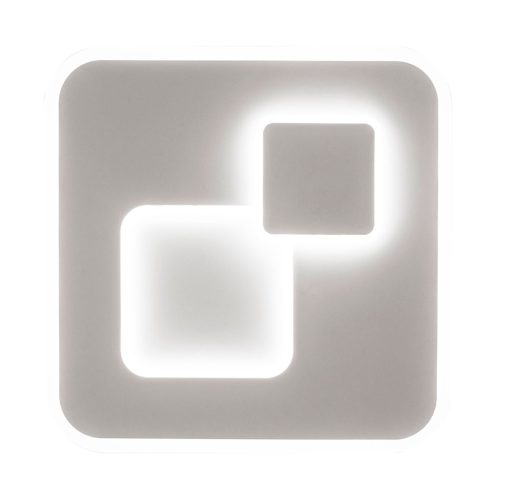 Plafón led cuadrado regulable Quad