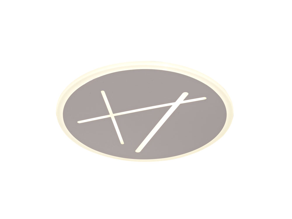 Plafón led redondo blanco arena Kenzo