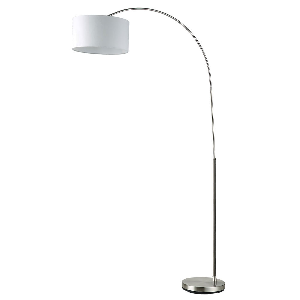 Lámpara de suelo brazo arco pantalla Polux