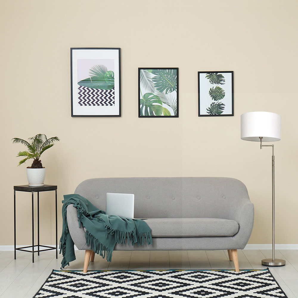 Lámpara suelo con lector y pantalla Centauri