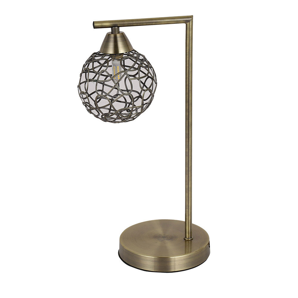 Lámpara mesa tulipa esférica Speke