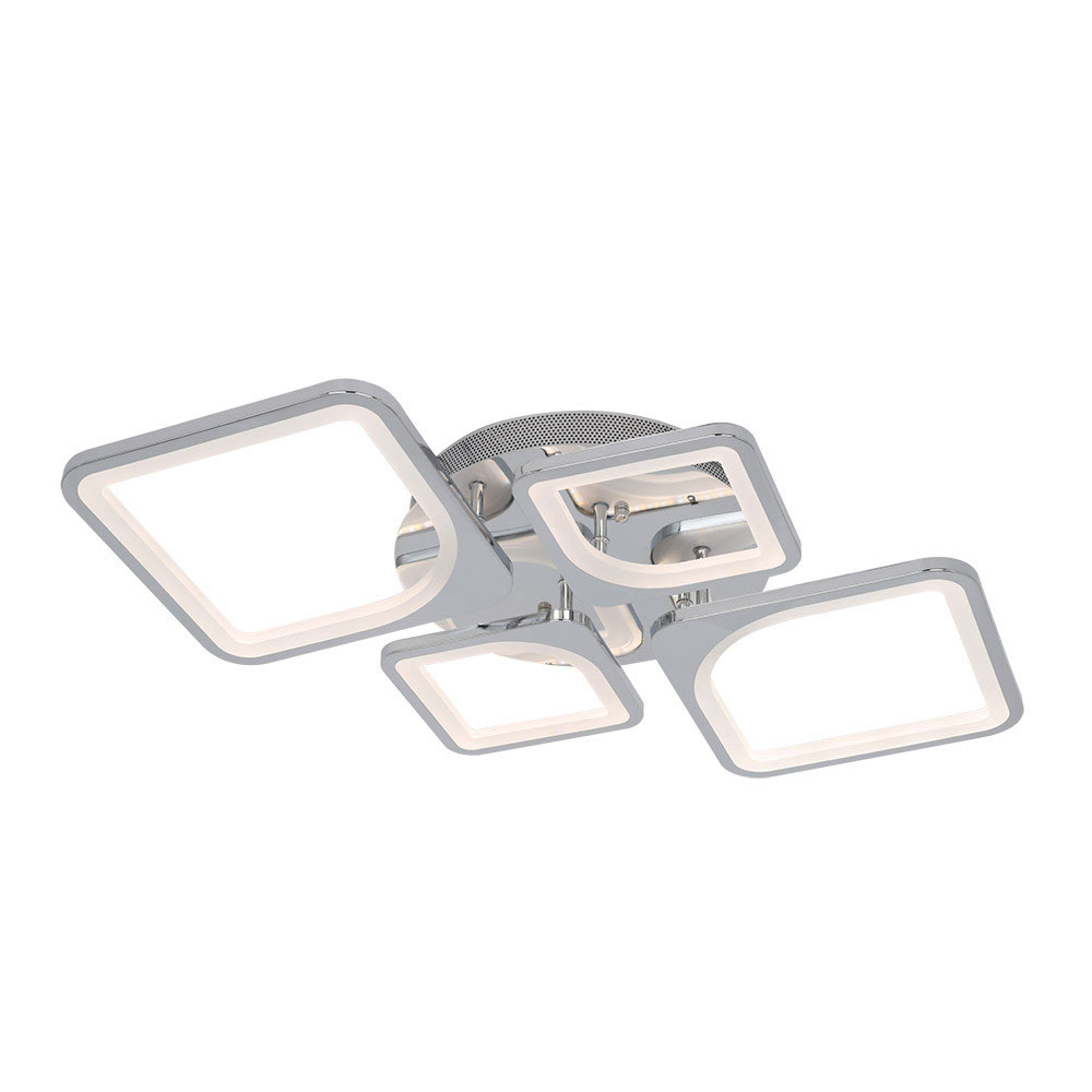 Plafón led 86W cromo 3 tonos regulables Elara