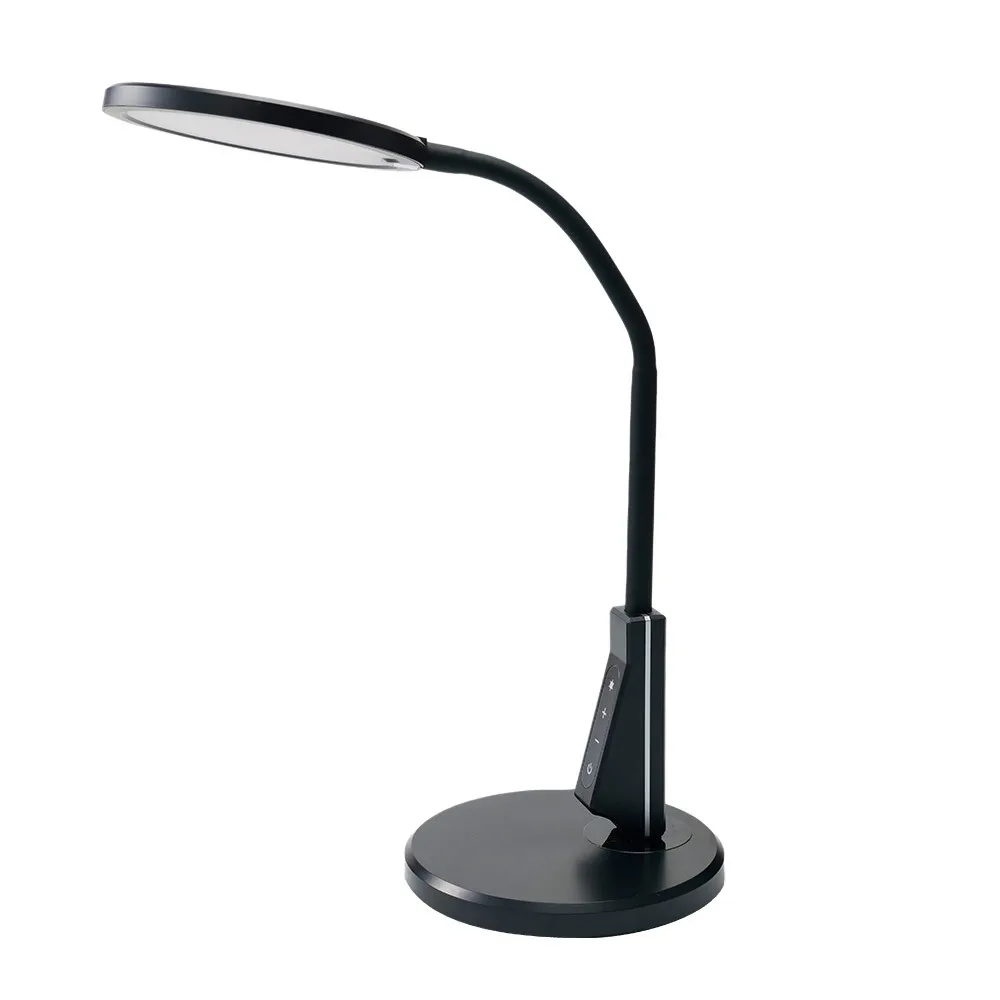 Flexo led 7W intensidad regulable táctil con tres tonos y USB Pandeo