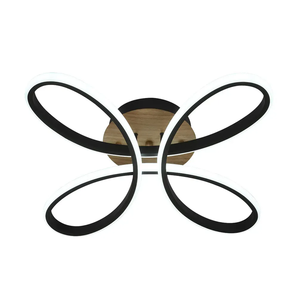 Plafón led 104W cuatro barras curvadas Bandeira Plafón led 104W cuatro barras curvadas Bandeira