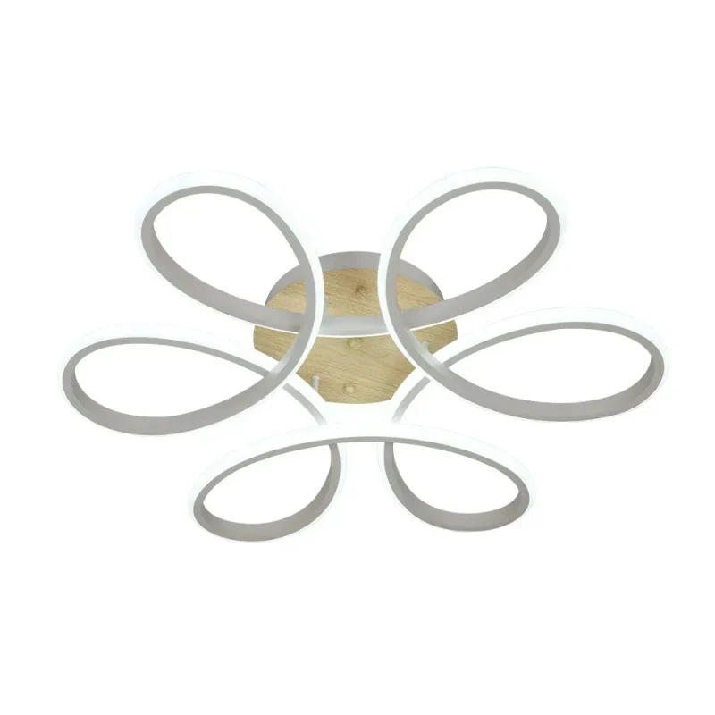 Plafón led 130W seis barras curvadas Bandeira